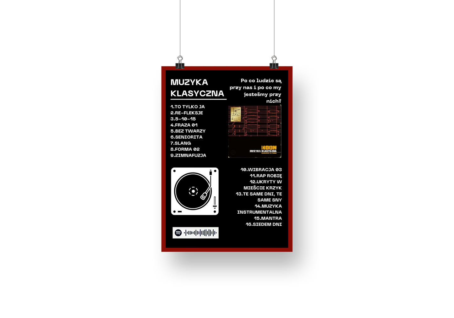 plakat MUZYKA KLASYCZNA (PEZET)