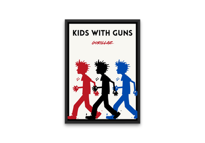 Plakat KIDS WITH GUNS (GORILLAZ)