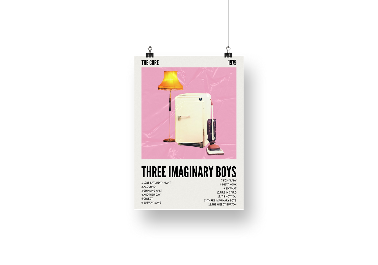 plakat THREE IMAGINARY BOYS (THE CURE)