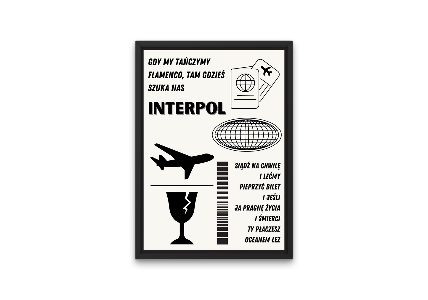 plakat INTERPOL (PRO8L3M)