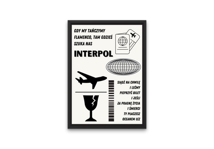 plakat INTERPOL (PRO8L3M)