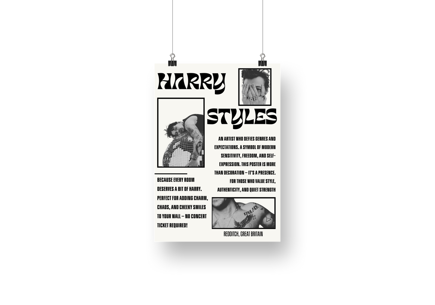 plakat HARRY STYLES