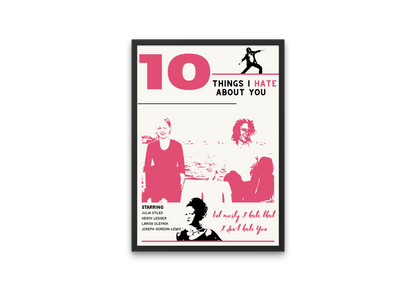 plakat 10 THINGS I HATE ABOUT U