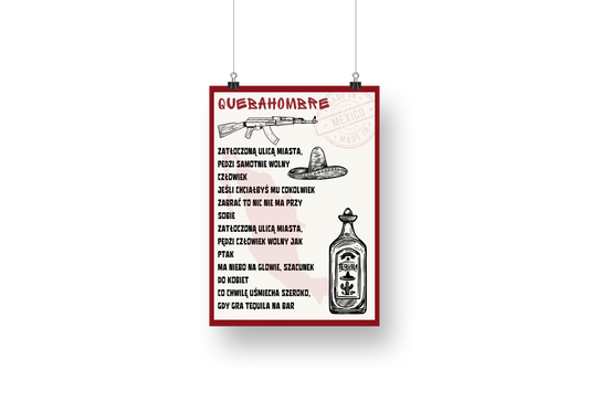 plakat QUEBAHOMBRE (QUEBO)