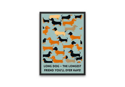 plakat LONG DOG
