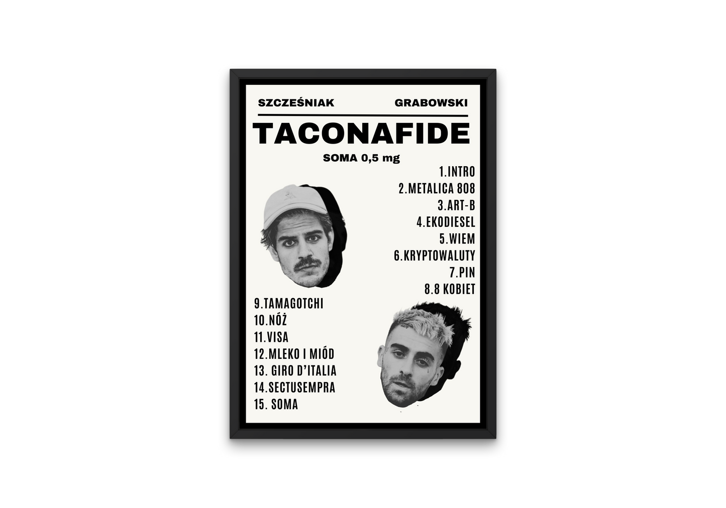 plakat TACONAFIDE