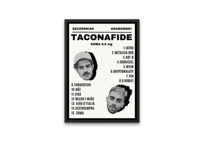 plakat TACONAFIDE