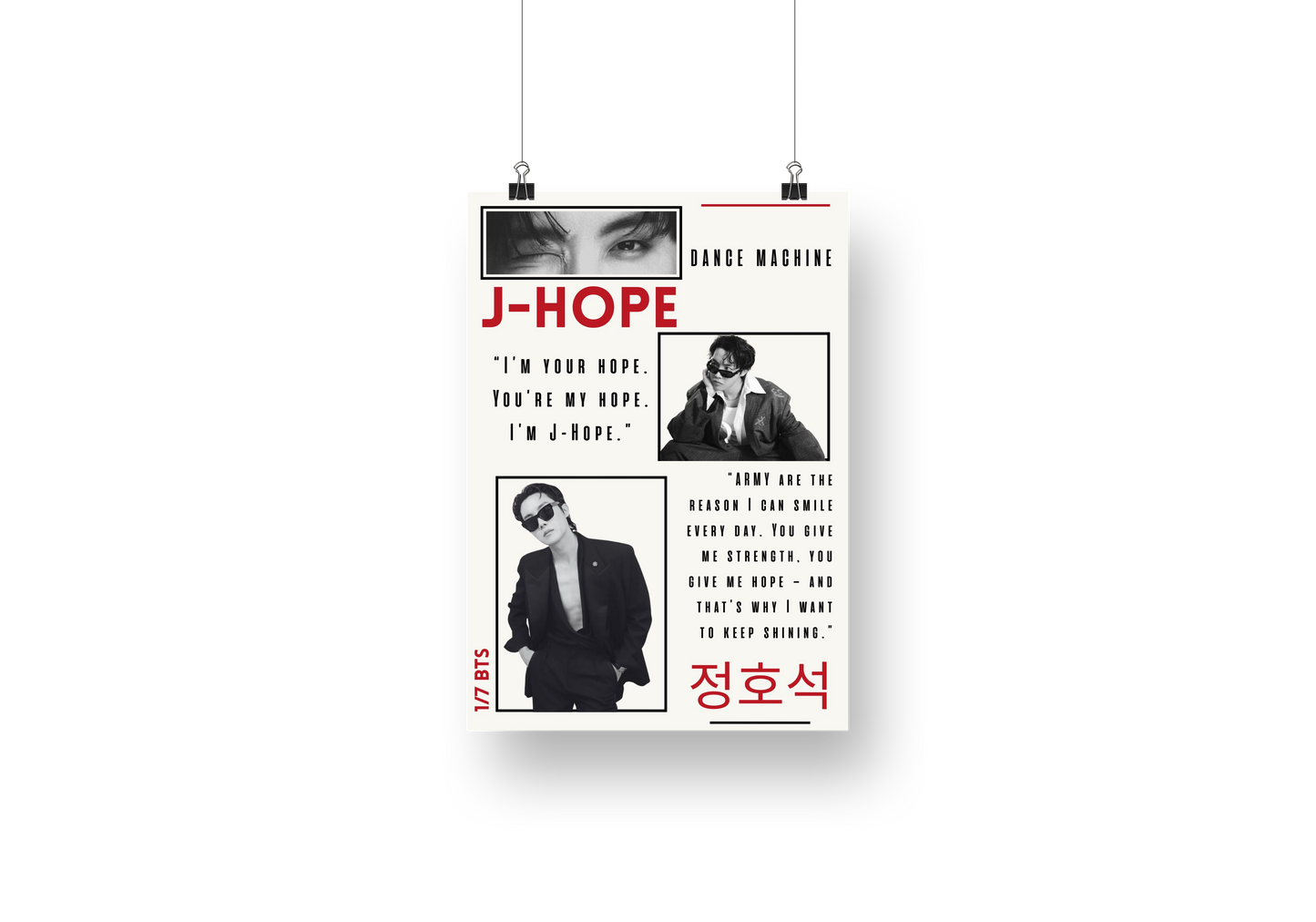 plakat J-HOPE (BTS)