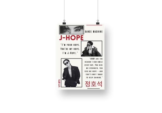 plakat J-HOPE (BTS)