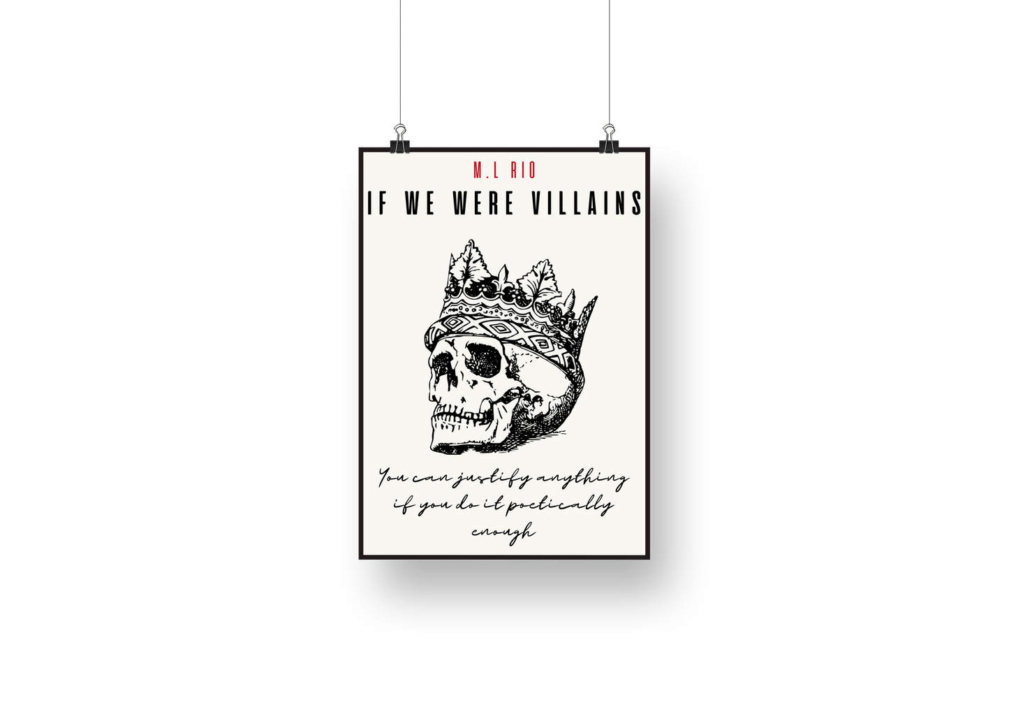 plakat IF WE WERE VILLAINS