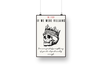 plakat IF WE WERE VILLAINS