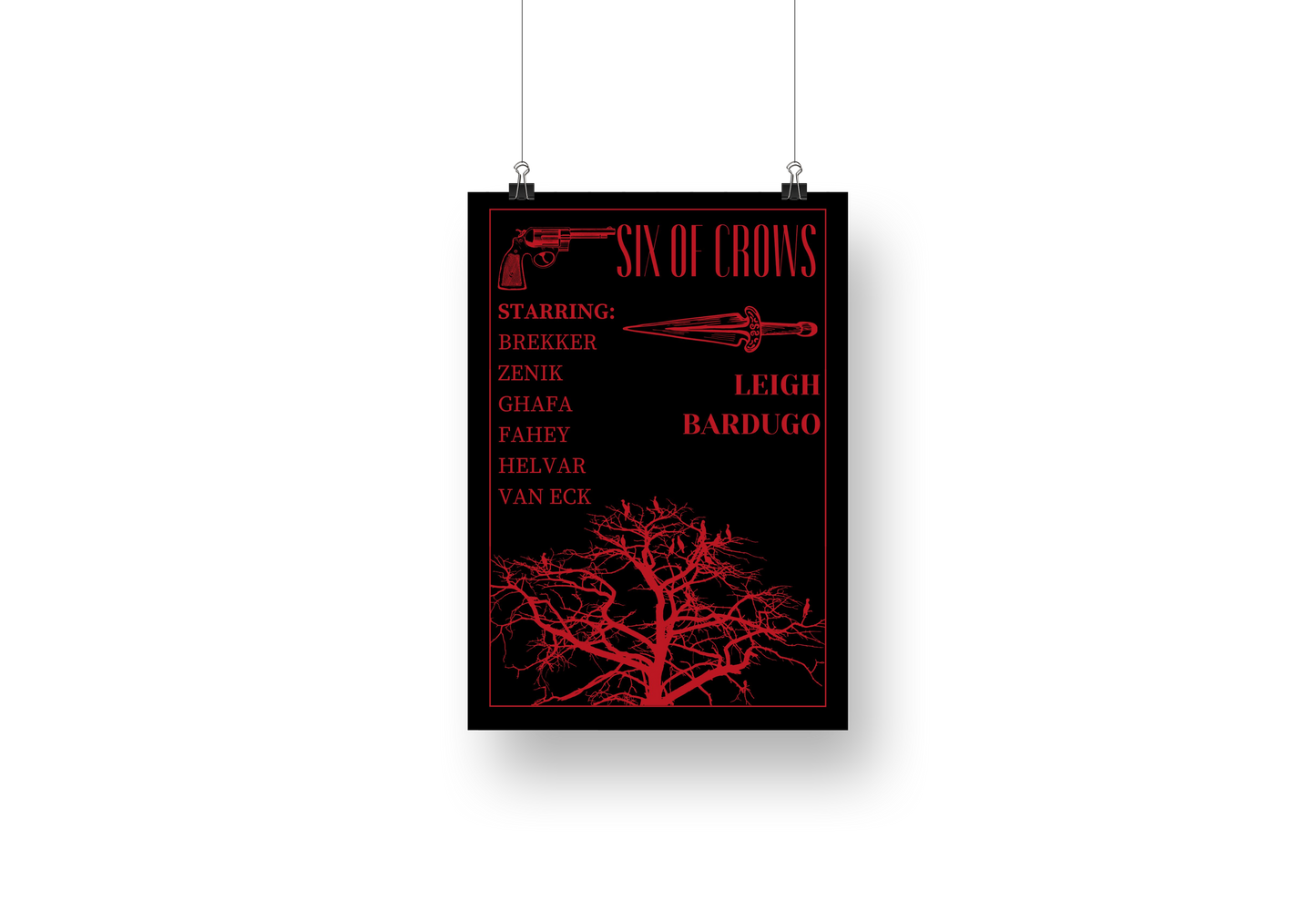 plakat SIX OF CROWS