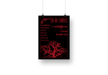 plakat SIX OF CROWS