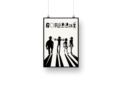 plakat GORILLAZ