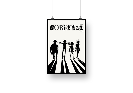 plakat GORILLAZ