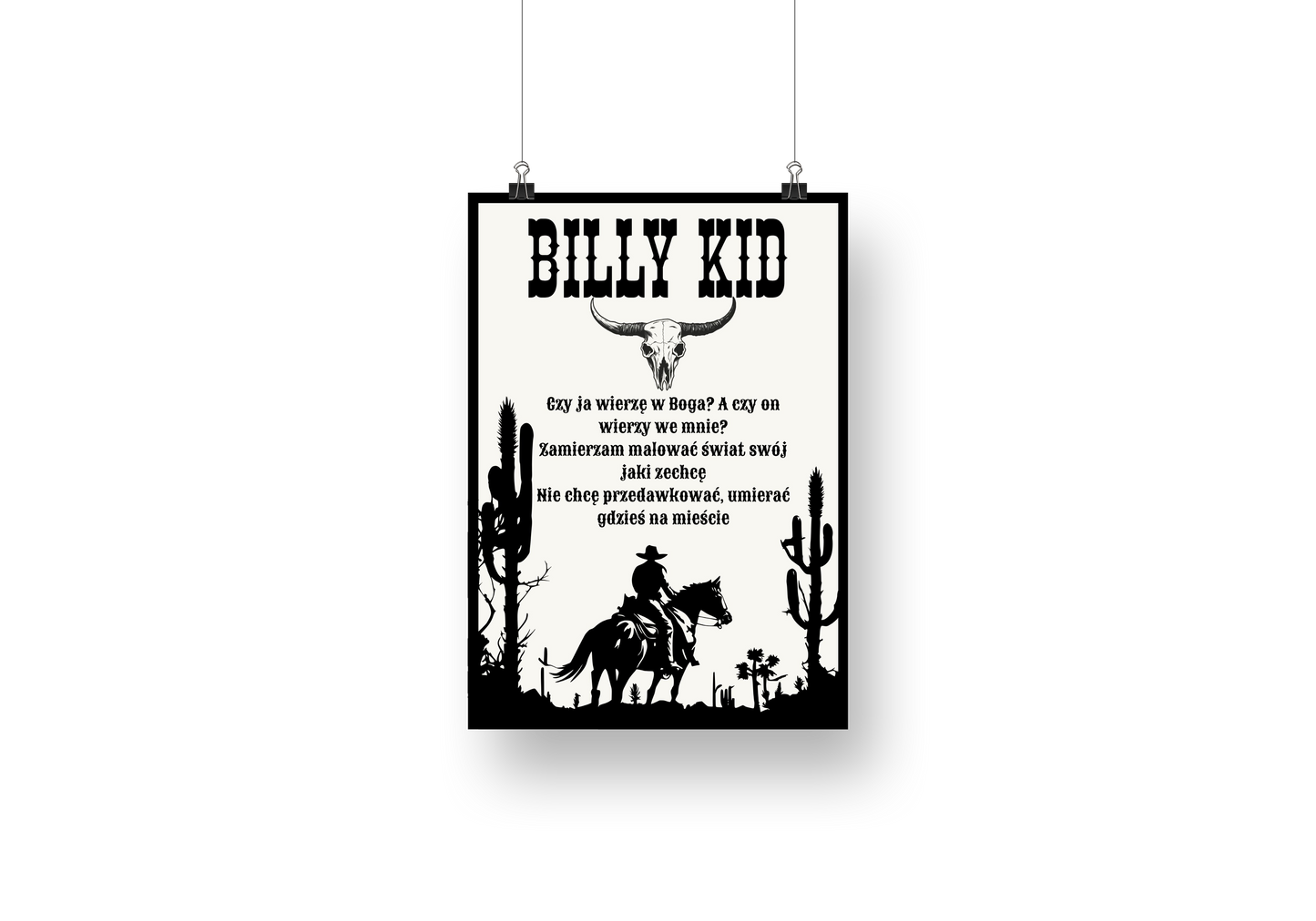 plakat BILLY THE KID (RETO)