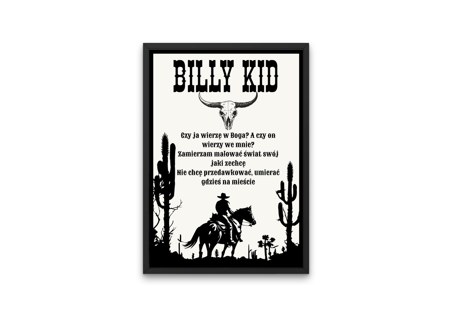 plakat BILLY THE KID (RETO)