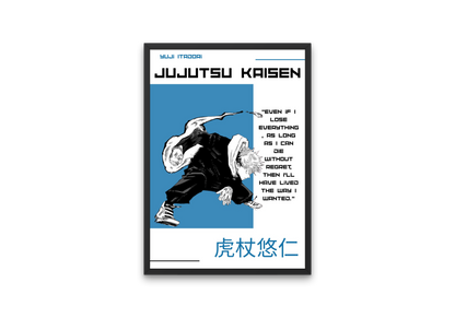 plakat Yuji Itadori (JUJUTSU KAISEN)
