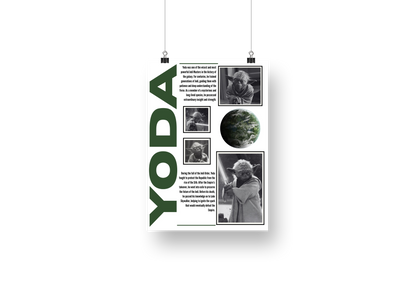 plakat YODA(STAR WARS)
