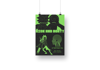 plakat RICK AND MORTY