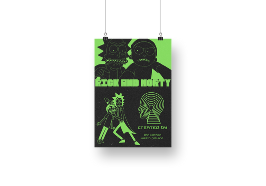 plakat RICK AND MORTY