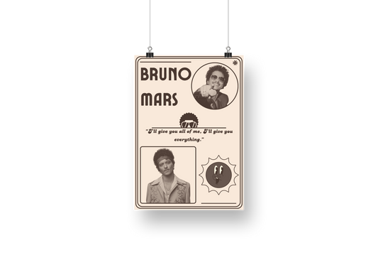 plakat BRUNO MARS