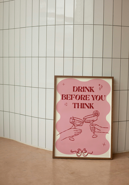 plakat DRINK
