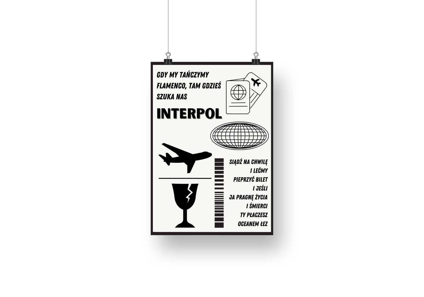 plakat INTERPOL (PRO8L3M)
