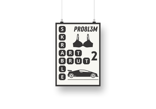 plakat SKRABLE (PRO8L3M)