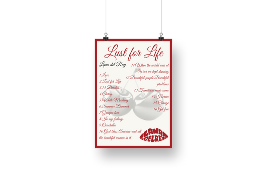 plakat LUST FOR LIFE (LANA)