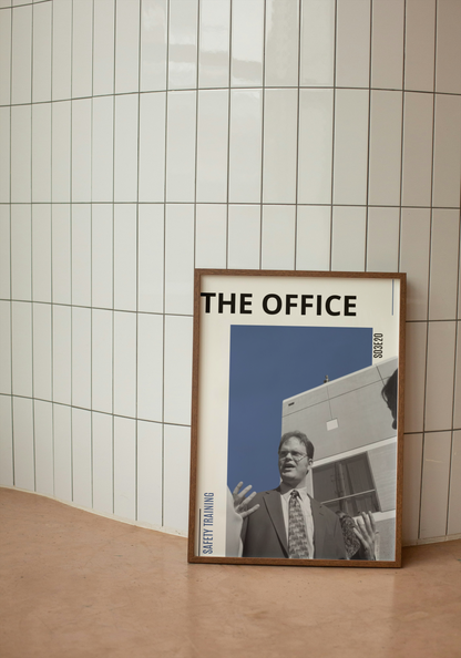 plakat THE OFFICE safety training