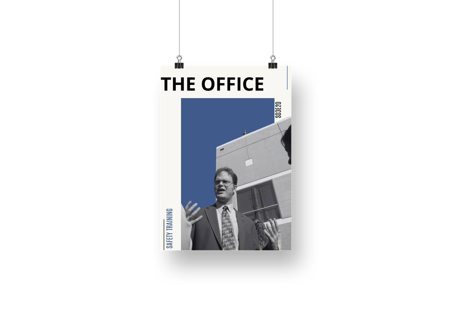 plakat THE OFFICE safety training