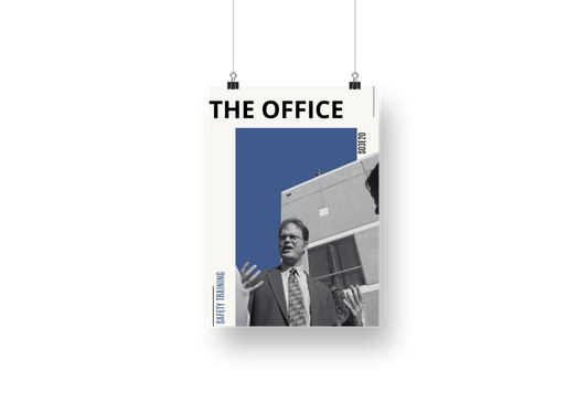 plakat THE OFFICE safety training