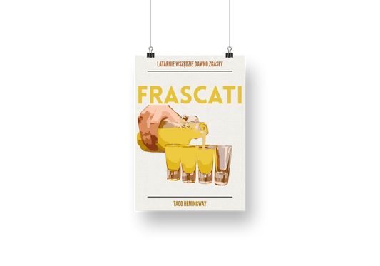 plakat FRASCATI (TACO HEMINGWAY)