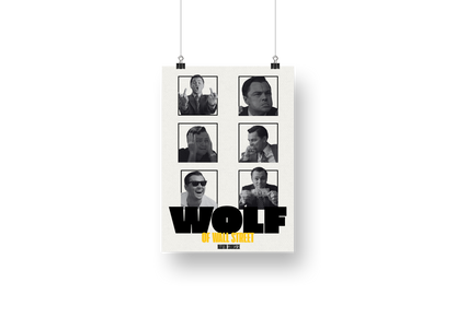 plakat wolf of wall street